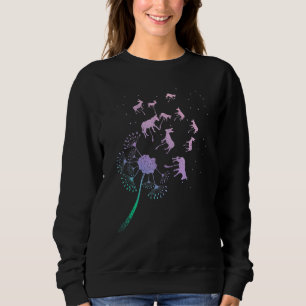 Donkey Dandelion Farm Animal Farmer Donkey Sweatshirt
