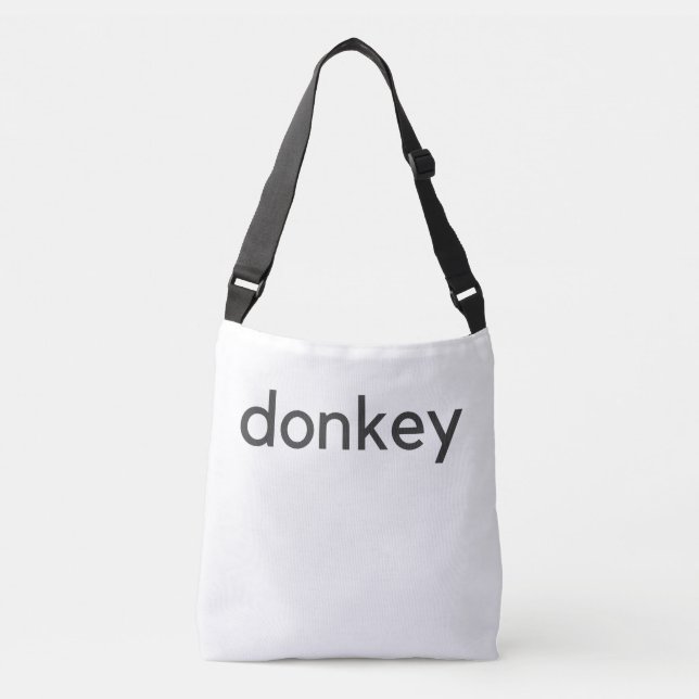 donkey dark crossbody bag (Front)