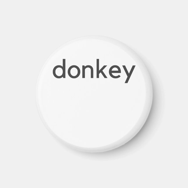donkey dark magnet (Front)
