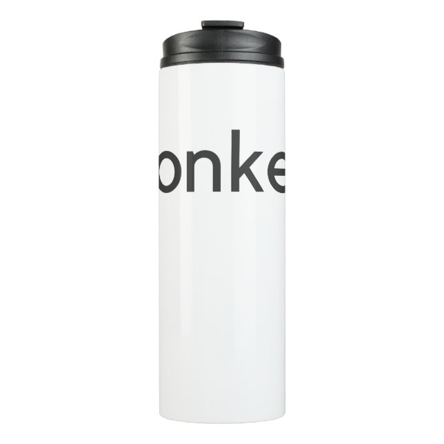 donkey dark thermal tumbler (Front)