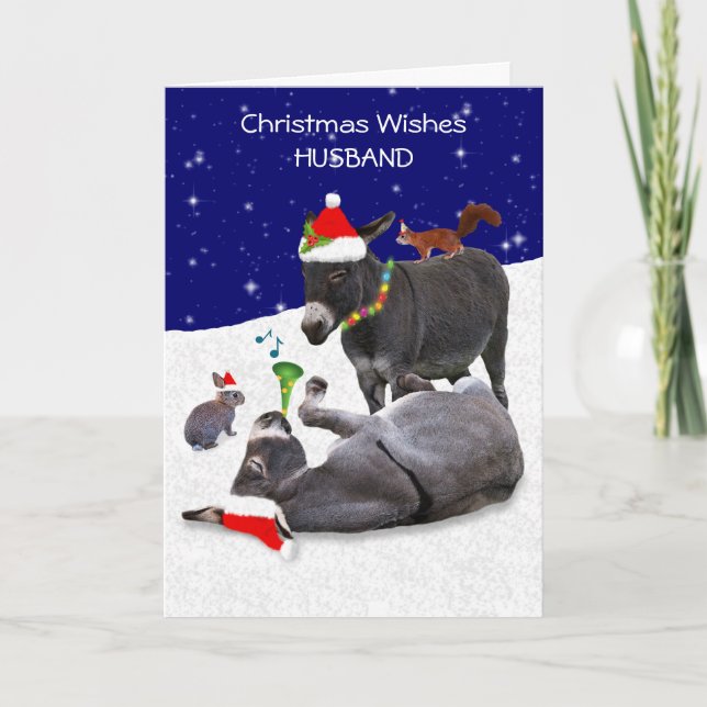 Donkey Daze Card (Husband) (Front)