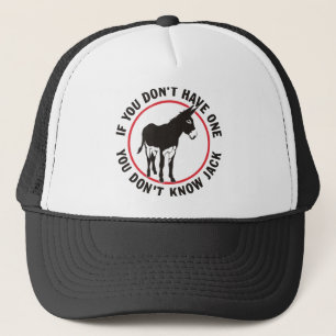 Donkey Dont Know Jack Trucker Hat