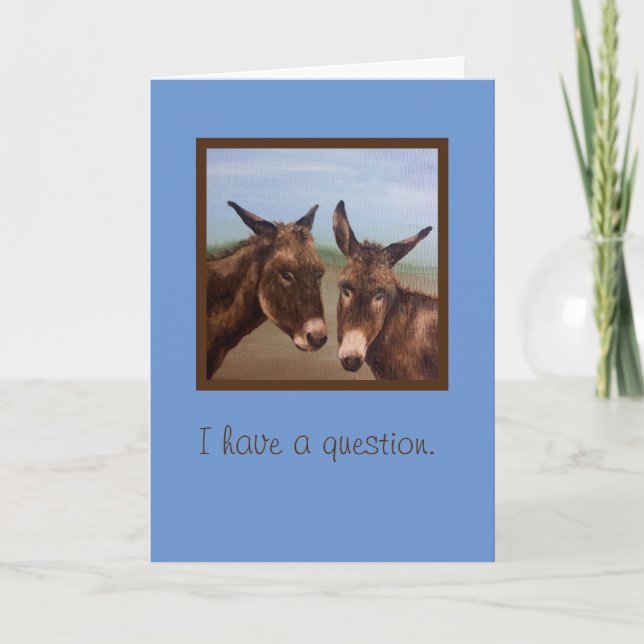 Donkey Double Card (Front)