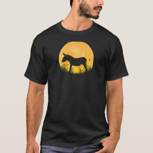 Donkey Easy Halloween Outfit Jackass Mule Moon Cos T-Shirt