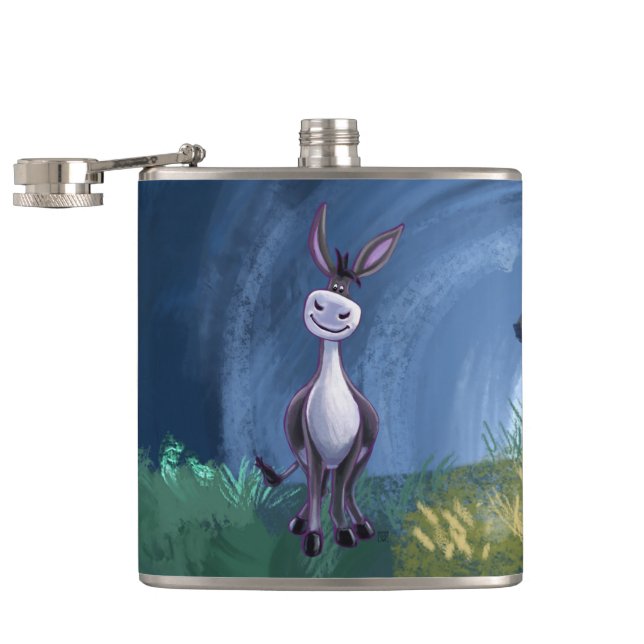Donkey Gifts & Accessories Hip Flask (Opened)
