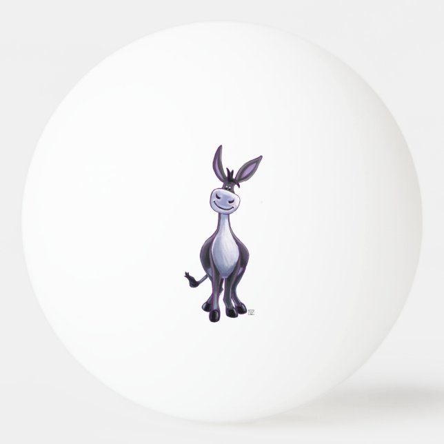 Donkey Gifts & Accessories Ping Pong Ball (Front)