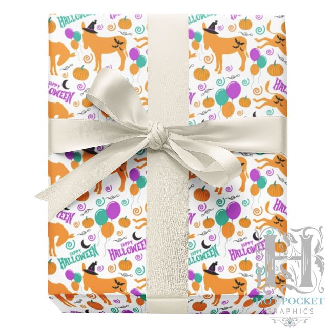 Donkey Halloween Wrapping Paper (Creator Uploaded)