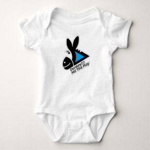 DONKEY !!! HIT THE PLAY BY MASANSER PIXELAT BABY BODYSUIT