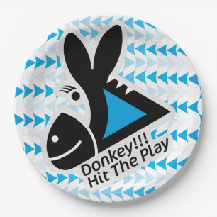 DONKEY !!! HIT THE PLAY BY MASANSER PIXELAT PAPER PLATE
