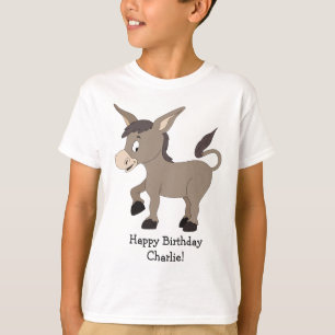 Donkey illustration custom text clothing T-Shirt