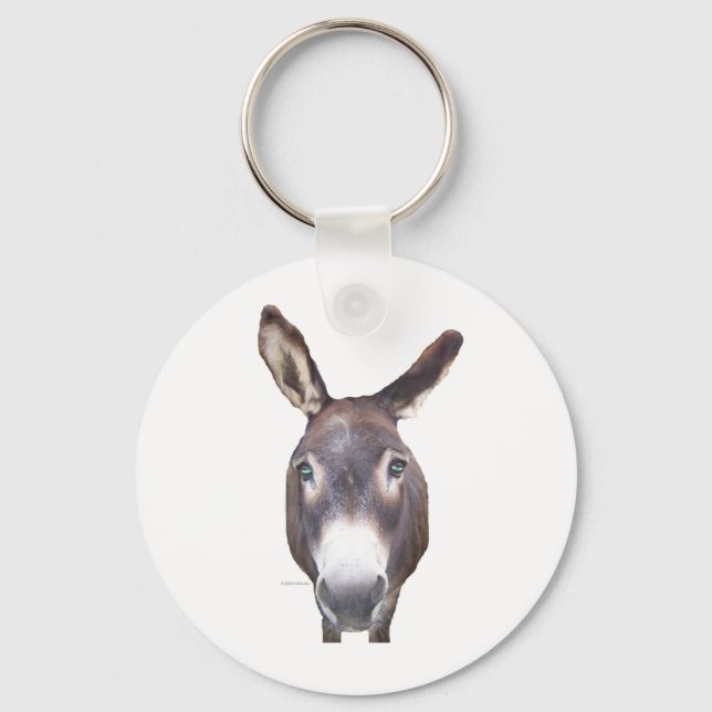Donkey In Your Face Key Ring (Front)