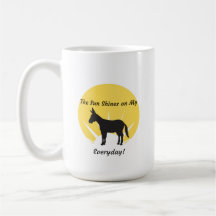Donkey lover large coffee mug!
