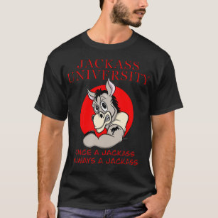 Donkey Lovers funny JACKASS UNIVERSITY mascot gift T-Shirt