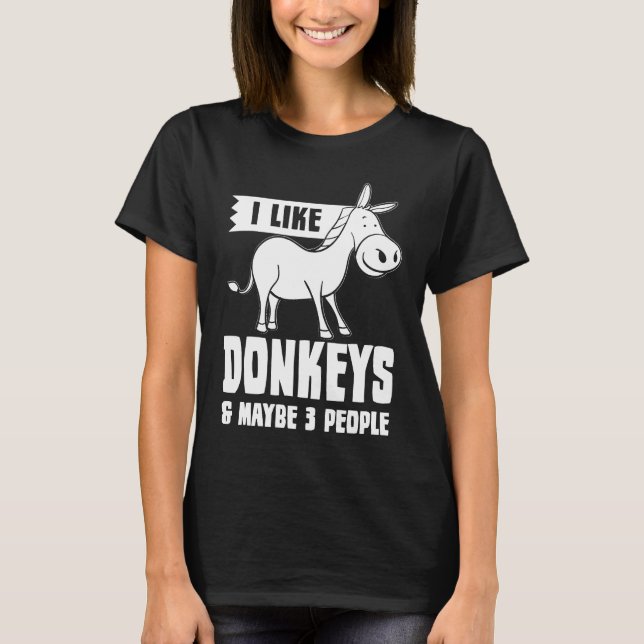 Donkey  Mini Farmer T-Shirt (Front)