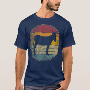 Donkey Mule Farm Farmer Gift Shirt Retro Style Vin