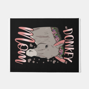 Donkey Mum   Gift For Owner Donkey Mum Doormat