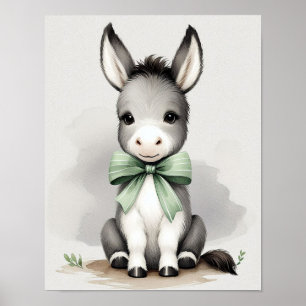 Donkey Nursery Wall Art