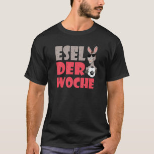 Donkey of the Week Goalkeeper Player and Football T-Shirt