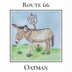 Donkey on Route 66, Oatman Arizona