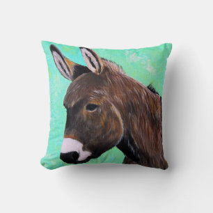 Donkey Painting Cushion