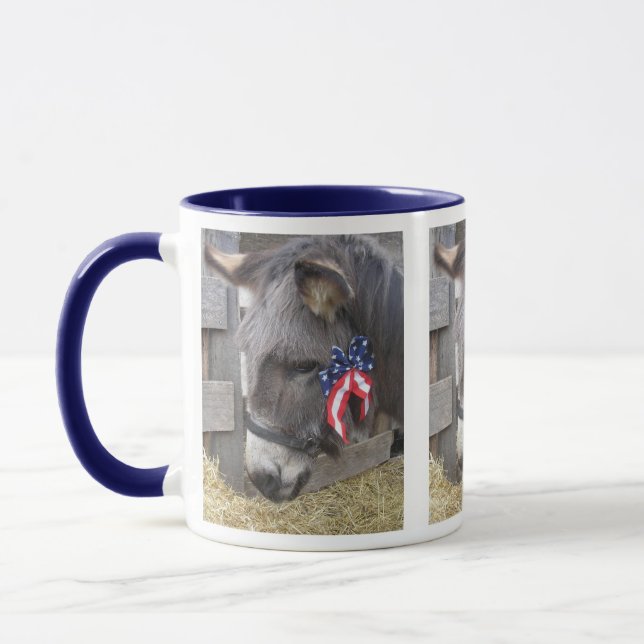 "Donkey Patriotism" Mug (Left)