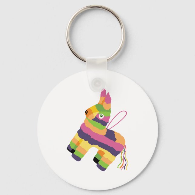 Donkey Pinata Key Ring (Front)