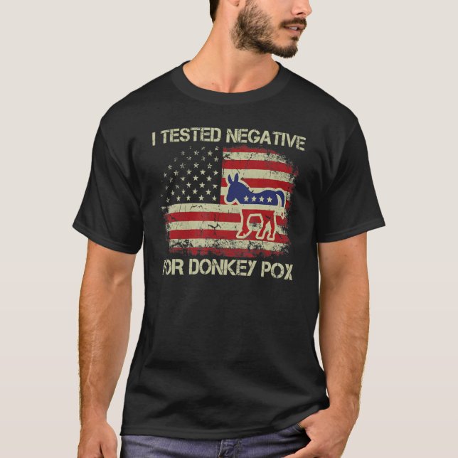 Donkey Pox The Disease Destroying America 2 T-Shirt (Front)