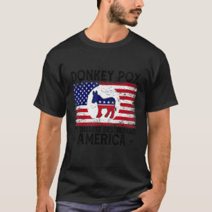 Donkey Pox The Disease Destroying America Donkeypo T-Shirt