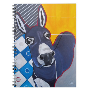 Donkey Punch Painting by Alfred Fox Notebook