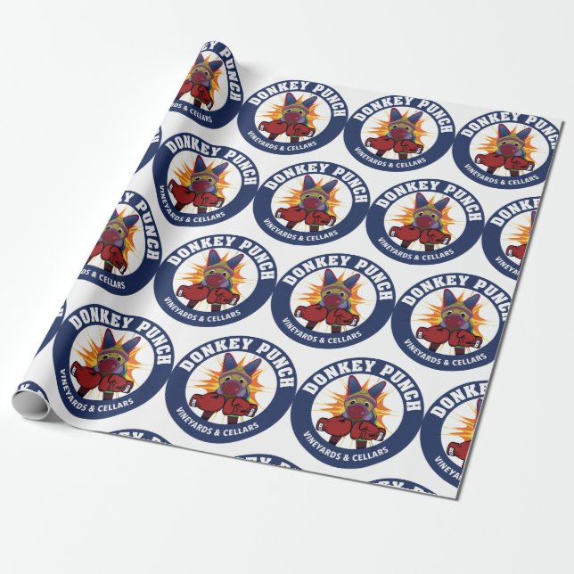 Donkey Punch Wrapping Paper (Unrolled)