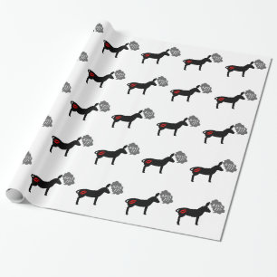 Donkey Says Kiss It With Kissy Lips Wrapping Paper