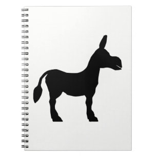 Donkey Silhouette Notebook