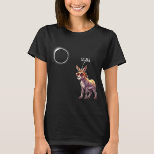 Donkey Solar Eclipse Farmer Dad T-Shirt