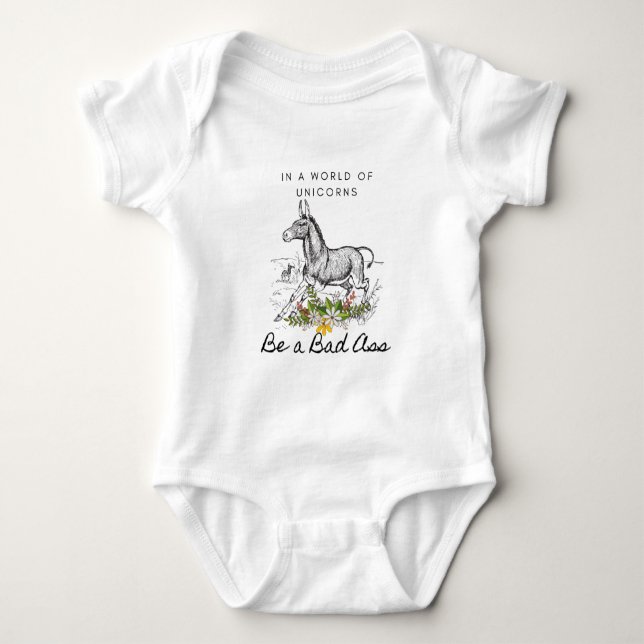 Donkey t-shirt, long sleeve donkey tshirt (Front)