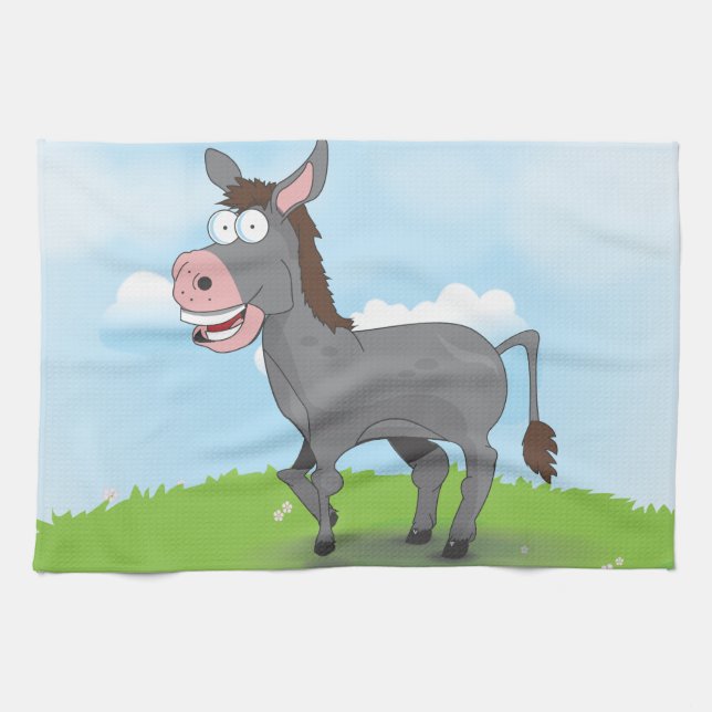 Donkey Tea Towel (Horizontal)