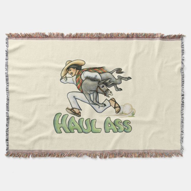 Donkey Throw Blanket (Front)