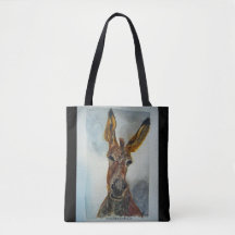 Donkey tote bag