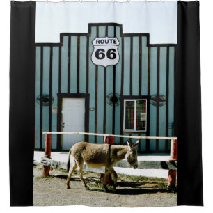 Donkey Town Oatman Arizona Shower Curtain