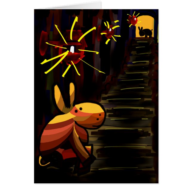 donkey under streetlight (Front)