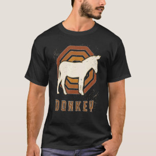 Donkey Vintage Retro Classic Animal Love T-Shirt
