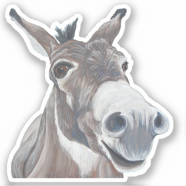 Donkey Vinyl Sticker (Front)