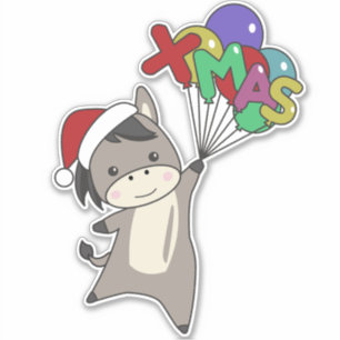 Donkeys Christmas Donkeys Winter Animals