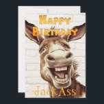 Donkey's Funny Birthday Holiday Card<br><div class="desc">Donkey's Funny Birthday</div>