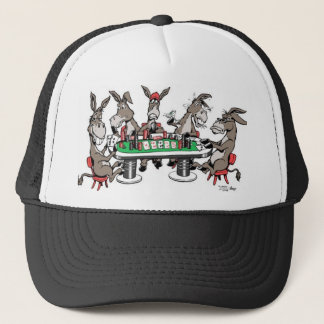 Donkeys play'in Poker Trucker Hat