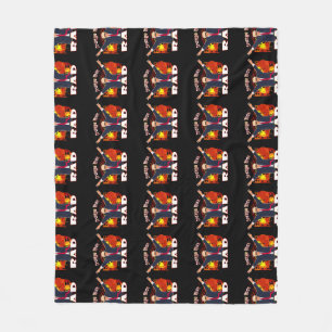 Donlad Trump Funny Orange Man Rad Trump Supporter Fleece Blanket