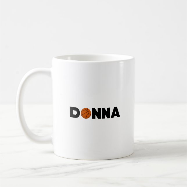 Donna Basketball Coffee Mug (Left)