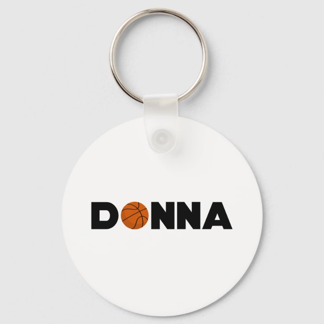 Donna Basketball Key Ring (Front)