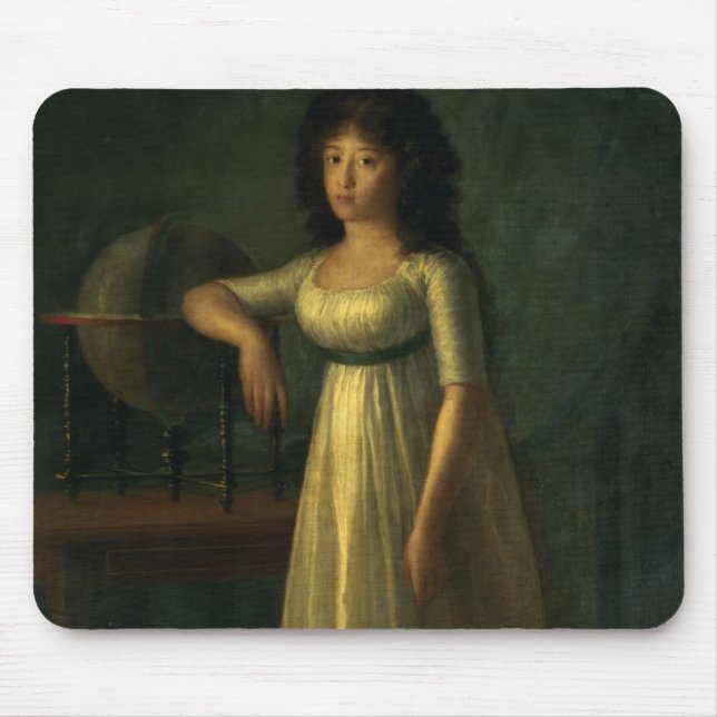 Donna Joaquina Tellez-Giron, daughter of the Duke Mouse Pad (Front)