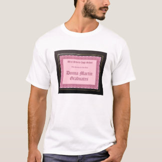 Donna Martin Graduates diploma t-shirt