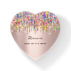 Donna NAME MEANING Holograph Drips Rose Blush